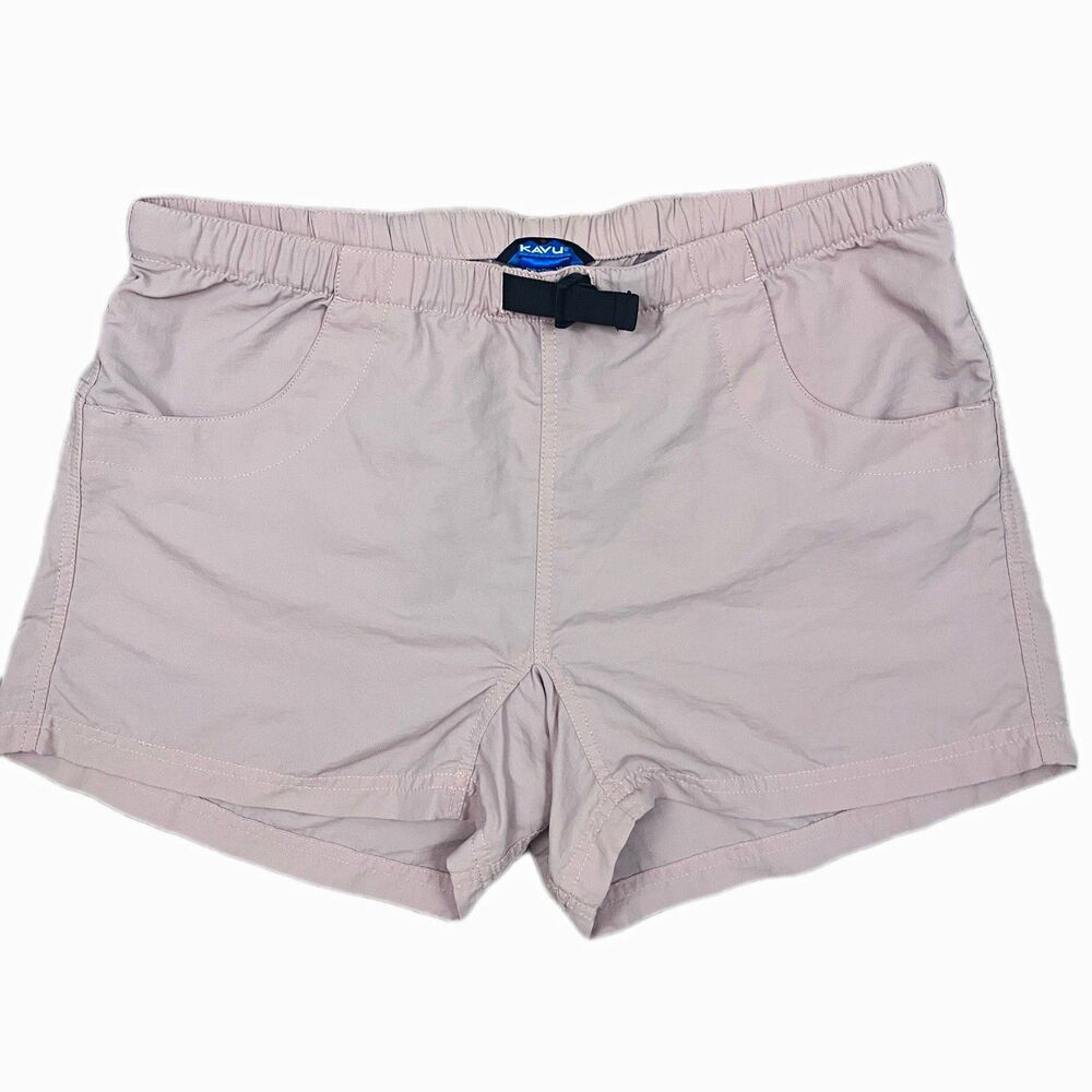 KAVU Women’s Chilli Willa Short Nylon Sz XL Attached Buckle Light Mauve